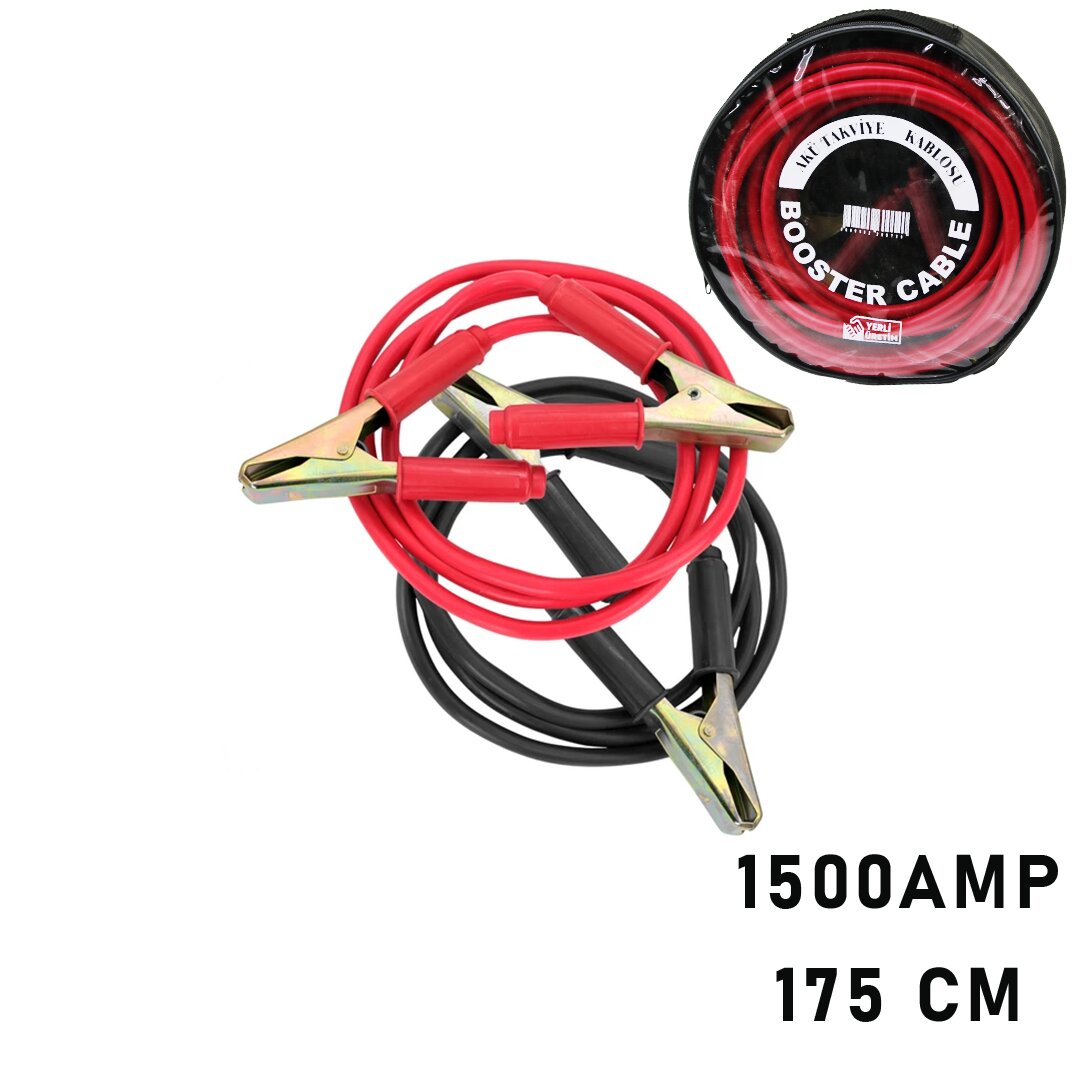 STAR ( 1500 AMPER ) ( KAMYON İÇİN ) AKÜ TAKVİYE KABLOSU SETİ ( 1.75MT ) ( PENCERELİ BEZ ÇANTALI )*25 STAR ( 1500 AMPER ) ( KAMYON İÇİN ) AKÜ TAKVİYE KABLOSU SETİ ( 1.75MT ) ( PENCERELİ BEZ ÇANTALI )*25