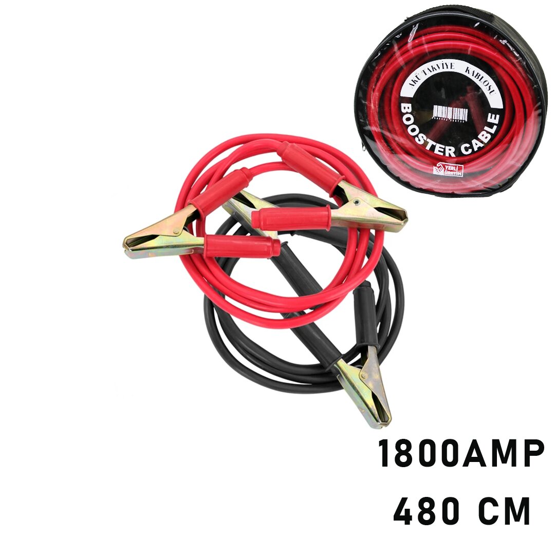 BOOSTER-1220 ( 1800 AMPER ) ( TIR İÇİN ) AKÜ TAKVİYE KABLOSU SETİ ( 4.8MT ) ( PENCERELİ BEZ ÇANTALI )*12 BOOSTER-1220 ( 1800 AMPER ) ( TIR İÇİN ) AKÜ TAKVİYE KABLOSU SETİ ( 4.8MT ) ( PENCERELİ BEZ ÇANTALI )*12