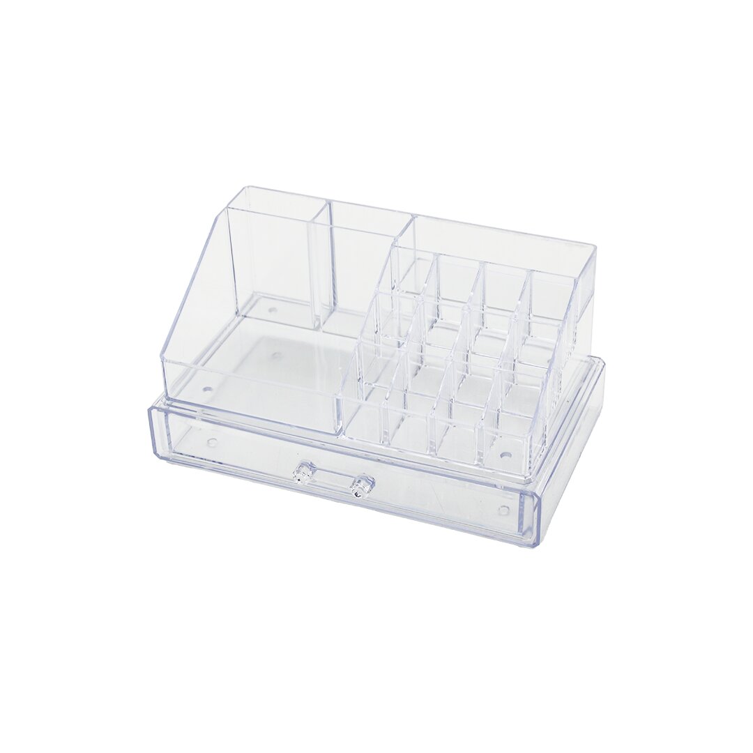 BLACKSTONE KRC-005 (DÜZ) (TEK KAT ÇEKMECE+16 BÖLME) MAKYAJ & TAKI ORGANİZERİ (MİKA KRİSTAL PLASTİK) (23.3X13.5X11.5CM)*12 BLACKSTONE KRC-005 (DÜZ) (TEK KAT ÇEKMECE+16 BÖLME) MAKYAJ & TAKI ORGANİZERİ (MİKA KRİSTAL PLASTİK) (23.3X13.5X11.5CM)*12