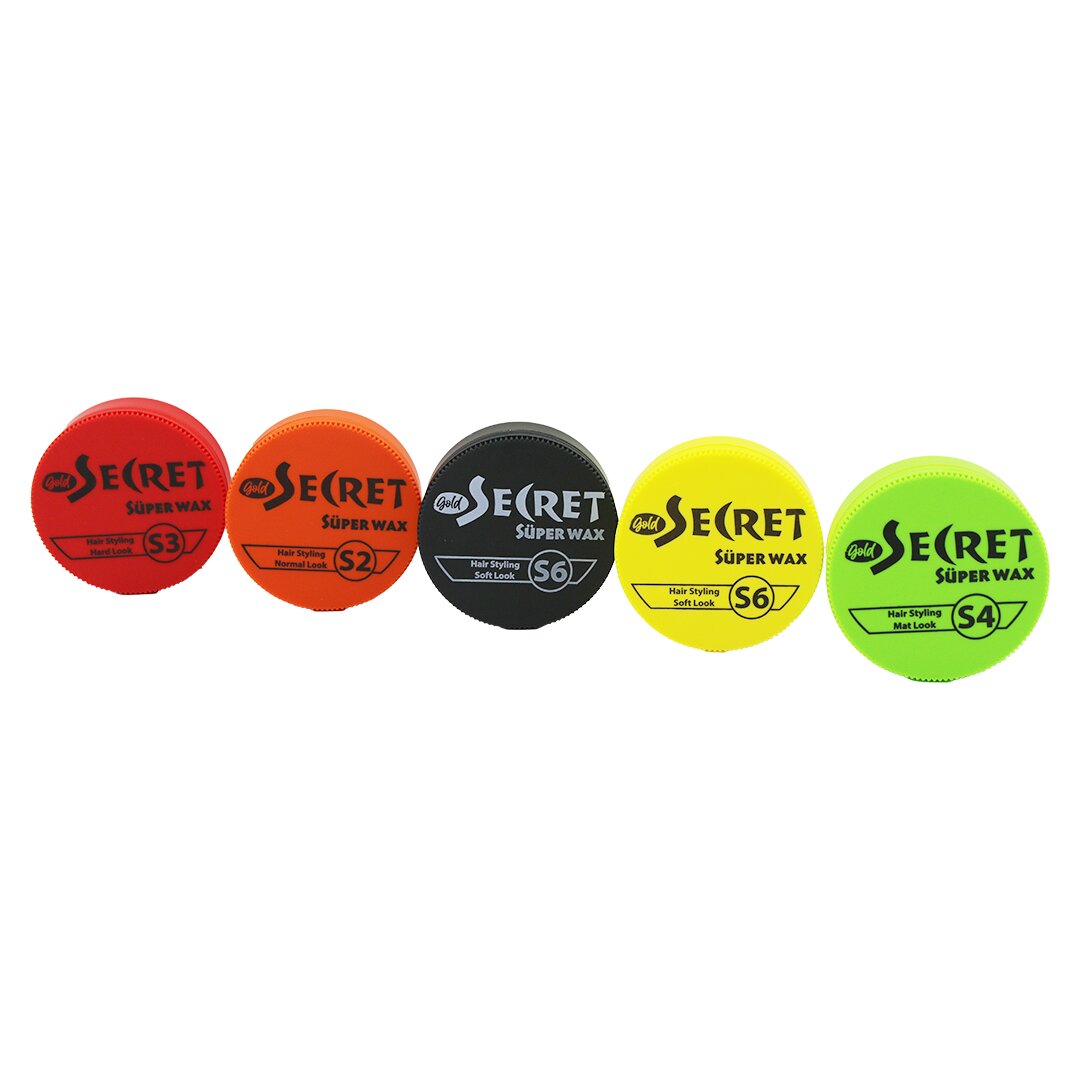 GOLD SECRET S1-2-3-4-5-6 SÜPER WAX SAÇ ŞEKİL KREMİ 150ML*48X1 GOLD SECRET S1-2-3-4-5-6 SÜPER WAX SAÇ ŞEKİL KREMİ 150ML*48X1
