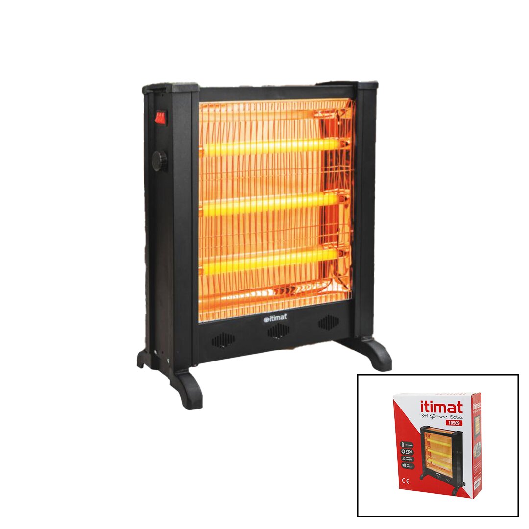 İTİMAT-10509 ŞÖMİNE ISITICI SOBA TERMOSTATLI ( 3+1 KALIN FLAMENT ) ( 2300W ) ( DEVRİLME EMNİYETLİ ) *1 İTİMAT-10509 ŞÖMİNE ISITICI SOBA TERMOSTATLI ( 3+1 KALIN FLAMENT ) ( 2300W ) ( DEVRİLME EMNİYETLİ ) *1