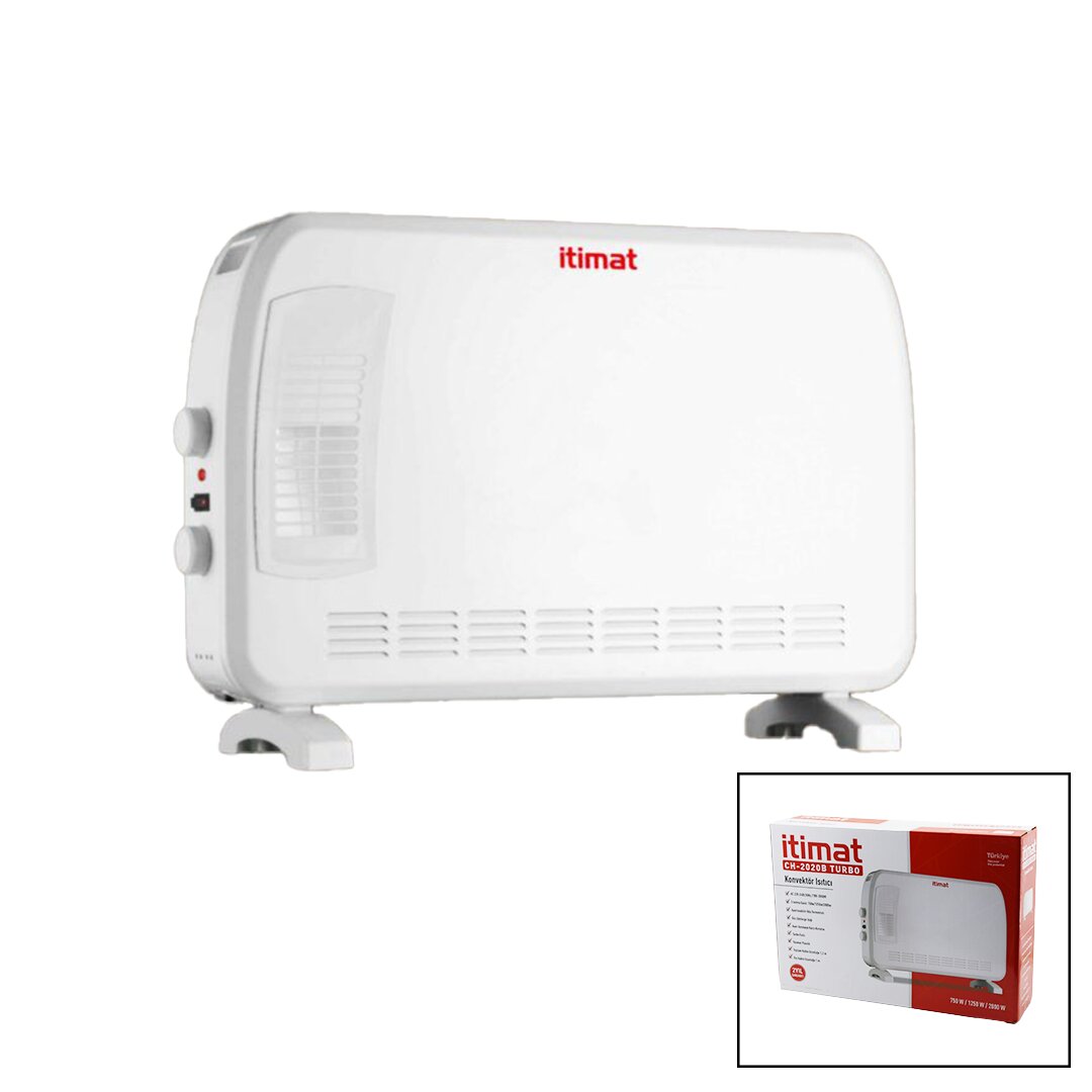 İTİMAT CH-2020B ( BÜYÜK BOY ) KONVEKTÖR ISITICI & SOBA ELEKTRİKLİ (TURBO ISITMA)(3-KADEME ISI) (AYARLANABİLİR TERMOSTAT=750-1250-2000W)*1 İTİMAT CH-2020B ( BÜYÜK BOY ) KONVEKTÖR ISITICI & SOBA ELEKTRİKLİ (TURBO ISITMA)(3-KADEME ISI) (AYARLANABİLİR TERMOSTAT=750-1250-2000W)*1