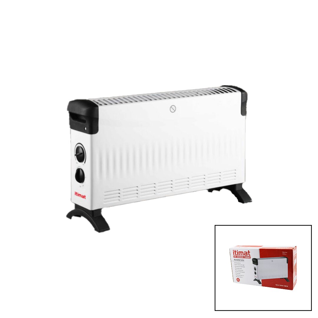 İTİMAT CH-2020UM ( KÜÇÜK BOY ) KONVEKTÖR ISITICI & SOBA ELEKTRİKLİ (TURBO ISITMA) (3-KADEME ISI) (AYARLI TERMOSTAT=750-1250-2000W)*1 İTİMAT CH-2020UM ( KÜÇÜK BOY ) KONVEKTÖR ISITICI & SOBA ELEKTRİKLİ (TURBO ISITMA) (3-KADEME ISI) (AYARLI TERMOSTAT=750-1250-2000W)*1
