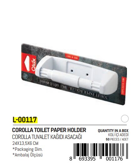 QLUX L-00117 COROLLA WC KAĞITLIK*50                     qwe07