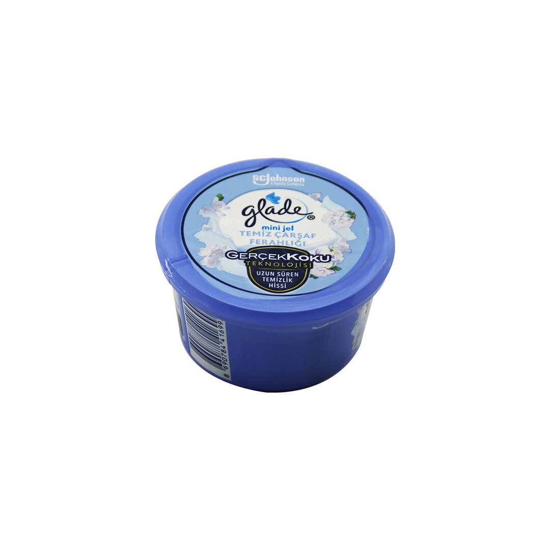 GLADE MİNİ JEL TEMİZ ÇARŞAF FERAHLIĞI ORTAM ODA KOKUSU 70GR*12=K GLADE MİNİ JEL TEMİZ ÇARŞAF FERAHLIĞI ORTAM ODA KOKUSU 70GR*12=K