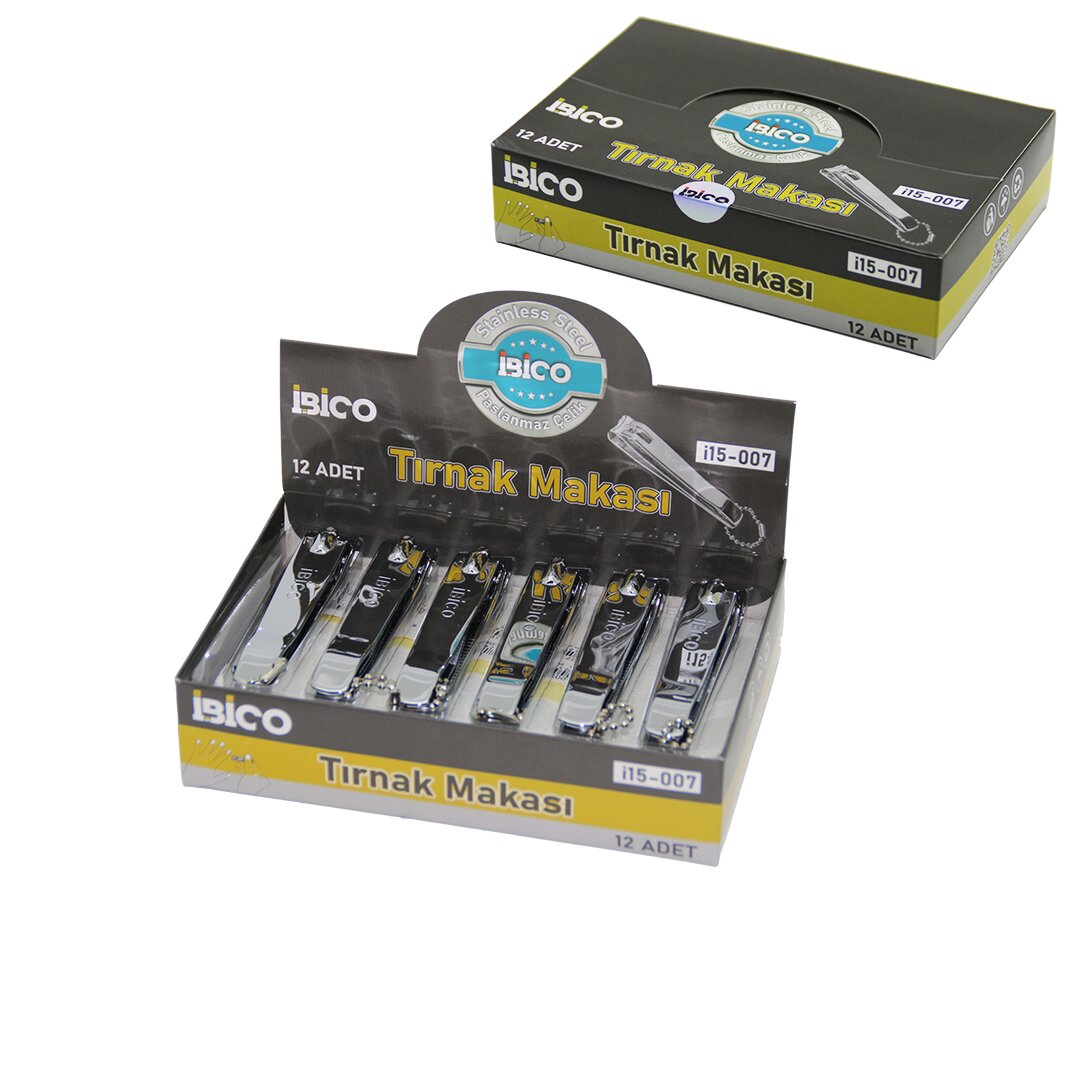 İBİCO İ15-007 ( BATTAL & GRİ ) TIRNAK MAKASI*12X50 İBİCO İ15-007 ( BATTAL & GRİ ) TIRNAK MAKASI*12X50
