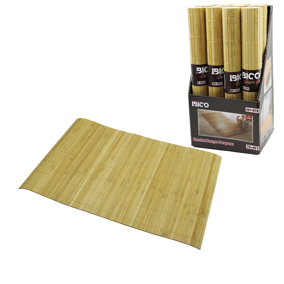 İBİCO İ21-073 ( DİKDÖRTGEN & BAMBU ) ( İNCE ÇUBUK ) KAYDIRMAZ BANYO PASPASI ( 70X45CM )*12X4 İBİCO İ21-073 ( DİKDÖRTGEN & BAMBU ) ( İNCE ÇUBUK ) KAYDIRMAZ BANYO PASPASI ( 70X45CM )*12X4