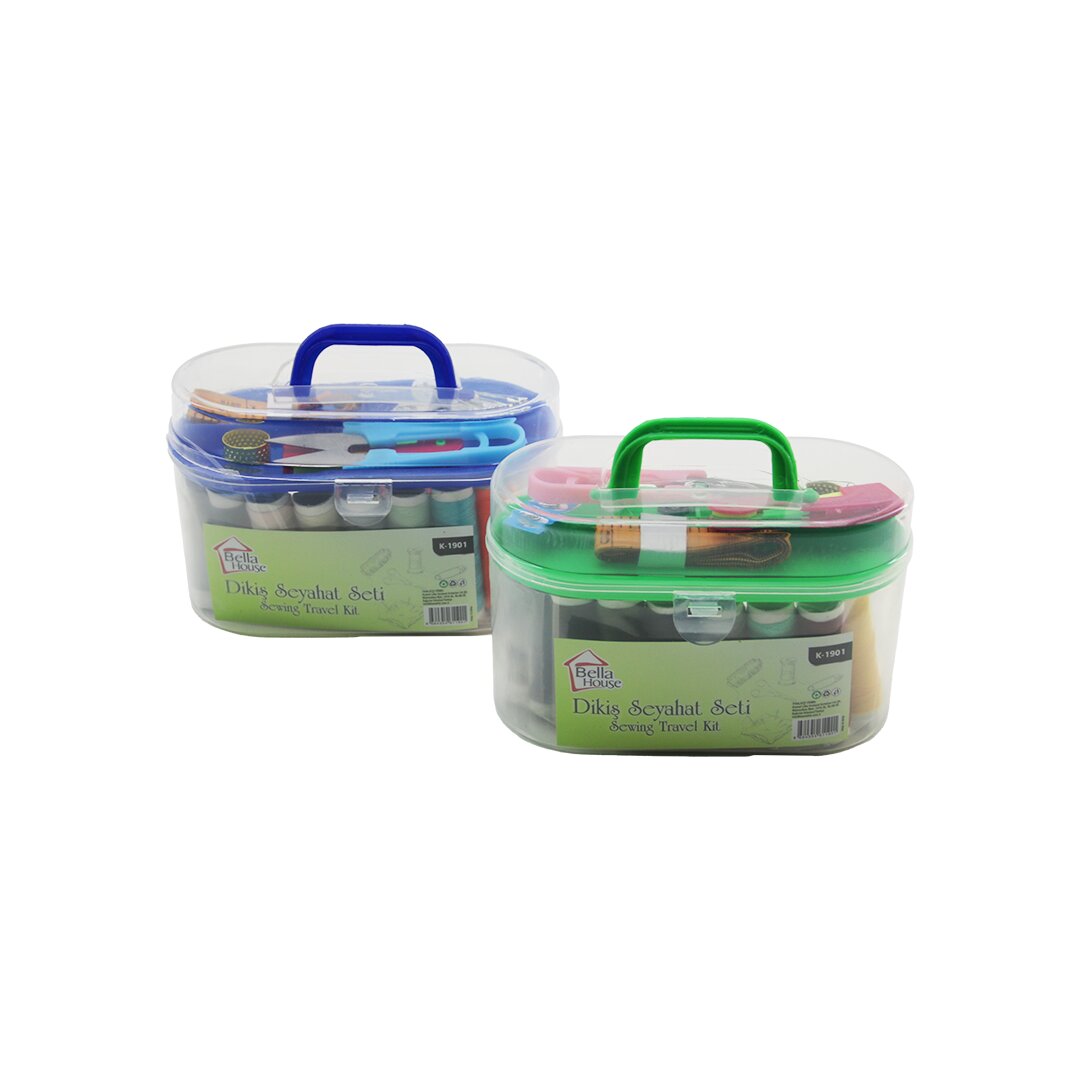 BELLA HOUSE K-1901 ( BÜYÜK ) ÇANTALI DİKİŞ SETİ ( İPLİK & MEZURA & TEKSTİL MAKASI & İĞNE & YÜZÜK )*100 BELLA HOUSE K-1901 ( BÜYÜK ) ÇANTALI DİKİŞ SETİ ( İPLİK & MEZURA & TEKSTİL MAKASI & İĞNE & YÜZÜK )*100