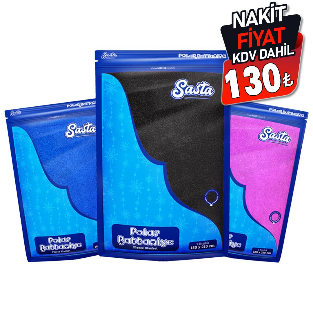 SASTA POLAR BATTANİYE ( ÇİFT KİŞİLİK ) ( 180X210CM )*10X10 SASTA POLAR BATTANİYE ( ÇİFT KİŞİLİK ) ( 180X210CM )*10X10