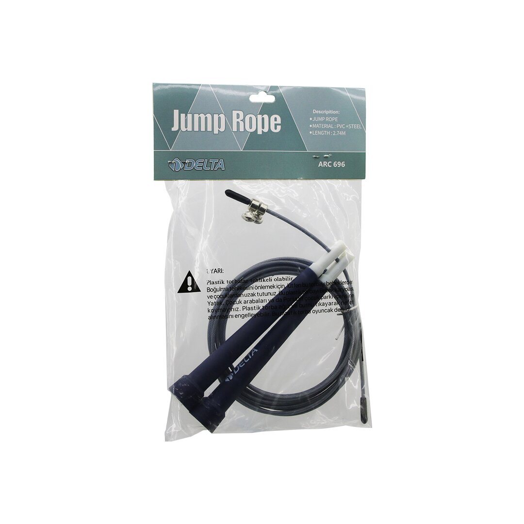 DELTA JUMP ROPE ARC-696 RULMANLI ATLAMA İPİ ( 2.74MT )*100 DELTA JUMP ROPE ARC-696 RULMANLI ATLAMA İPİ ( 2.74MT )*100