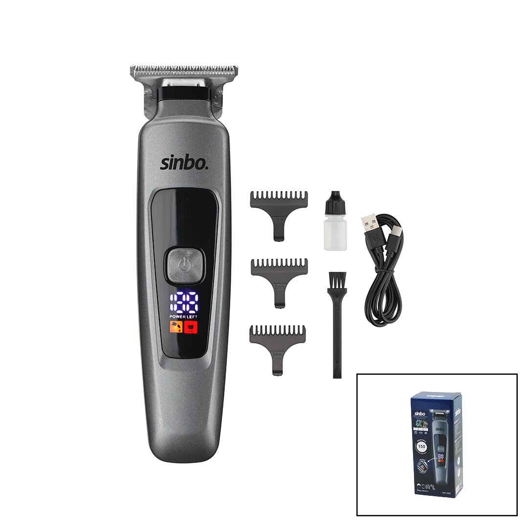 SİNBO SHC-1910 ( USB ŞARJLI & LCD GÖSTERGELİ ) SAÇ & SAKAL KESME TRAŞ MAKİNESİ ( İKİ FARKLI HIZ & 150 DK. ÇALIŞMA SÜRE )*24 SİNBO SHC-1910 ( USB ŞARJLI & LCD GÖSTERGELİ ) SAÇ & SAKAL KESME TRAŞ MAKİNESİ ( İKİ FARKLI HIZ & 150 DK. ÇALIŞMA SÜRE )*24