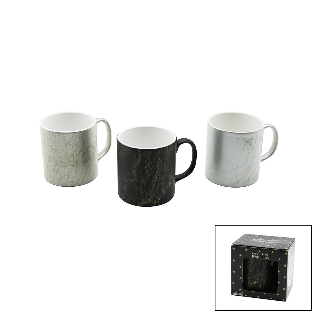 OS-PA ( MERMER DESENLİ ) SERAMİK KUPA BARDAK*36=K OS-PA ( MERMER DESENLİ ) SERAMİK KUPA BARDAK*36=K