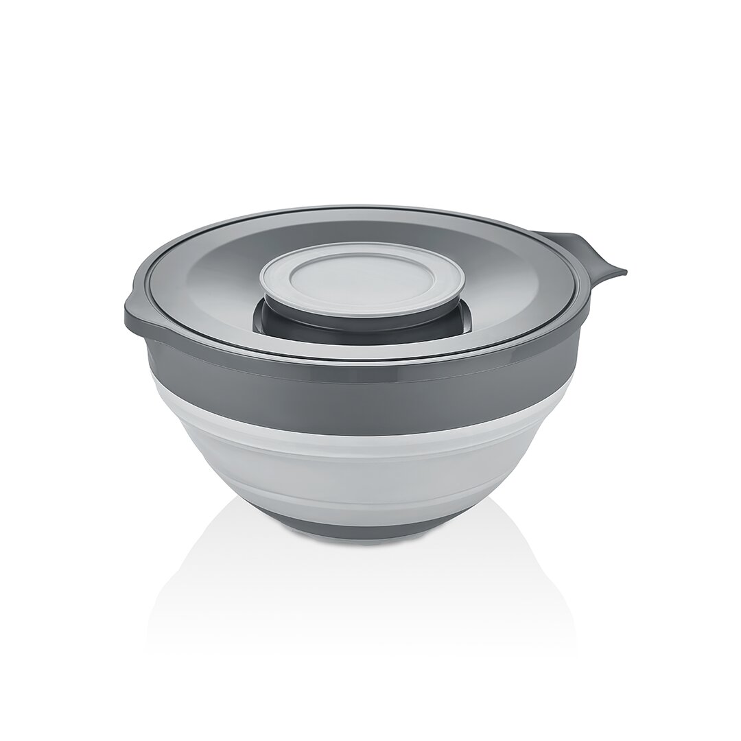 QLUX L-00960-2 ( 2İN1 ) ( KATLANABİLİR ) ( KAPAKLI ) MİKSER KABI ( SİLİKON & PLASTİK ) ( GRİ ) ( 3250ML )*8=K QLUX L-00960-2 ( 2İN1 ) ( KATLANABİLİR ) ( KAPAKLI ) MİKSER KABI ( SİLİKON & PLASTİK ) ( GRİ ) ( 3250ML )*8=K