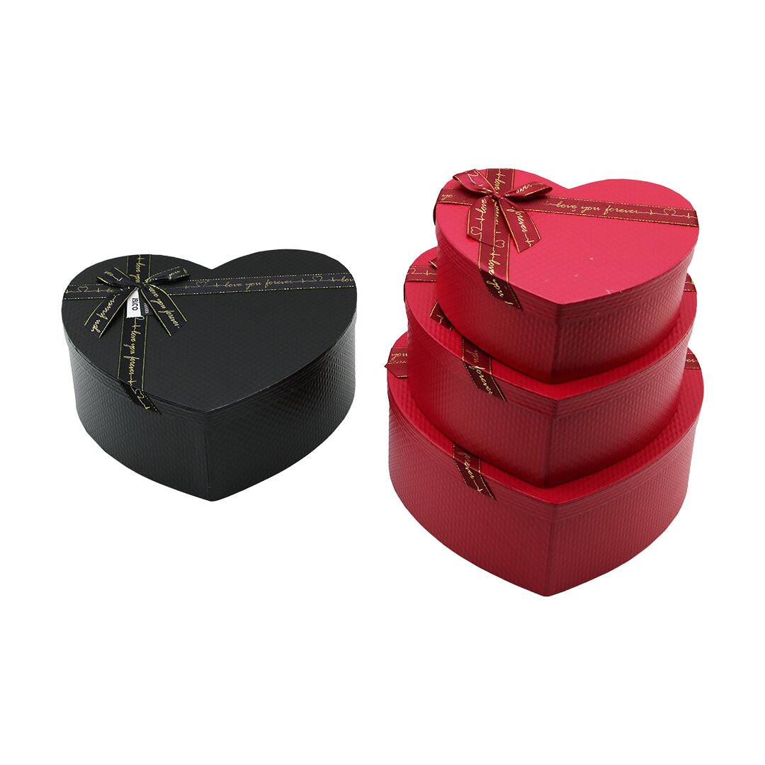 İBİCO İ12-094 (3PCS) (KALP) (MAT MİX RENKLİ & KABARTMA DESEN) KARTON HEDİYE KUTUSU (KURDELALI) (31X28-27X24-23X20CM)*20 İBİCO İ12-094 (3PCS) (KALP) (MAT MİX RENKLİ & KABARTMA DESEN) KARTON HEDİYE KUTUSU (KURDELALI) (31X28-27X24-23X20CM)*20