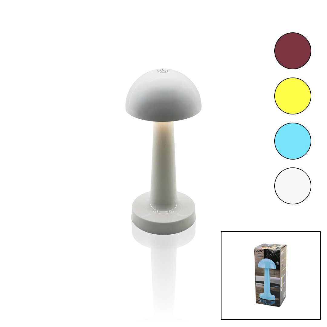 AVEC AV-330 ( OVAL & PLASTİK ) MANTAR MASA LAMBASI ( DONMANTİK & RENKLİ ) ( TYPE-C ŞARJLI ) ( 3 FONKSİYONLU ) ( 3W & 24LED )*60 AVEC AV-330 ( OVAL & PLASTİK ) MANTAR MASA LAMBASI ( DONMANTİK & RENKLİ ) ( TYPE-C ŞARJLI ) ( 3 FONKSİYONLU ) ( 3W & 24LED )*60