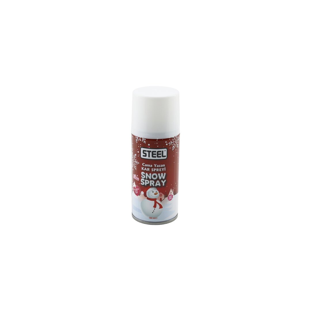 STEEL CK-7597 SNOW PARTY SPRAY KAR SPREYİ 150ML ( HER YÜZEYE KAR EFEKTLİ YAZI YAZMA )*12X6