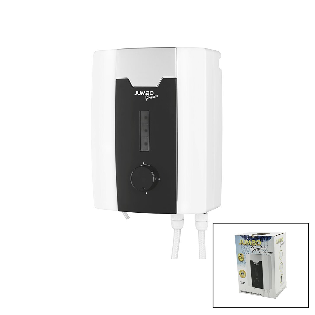 JUMBO PREMİUM ( BEYAZ ) SU ISITICI ELEKTRİKLİ ŞOFBEN ( DUŞ BAŞLIK )( 7 EMNİYET TERMOSTAT )( 3 KADEMELİ ) (8000W)*6 JUMBO PREMİUM ( BEYAZ ) SU ISITICI ELEKTRİKLİ ŞOFBEN ( DUŞ BAŞLIK )( 7 EMNİYET TERMOSTAT )( 3 KADEMELİ ) (8000W)*6