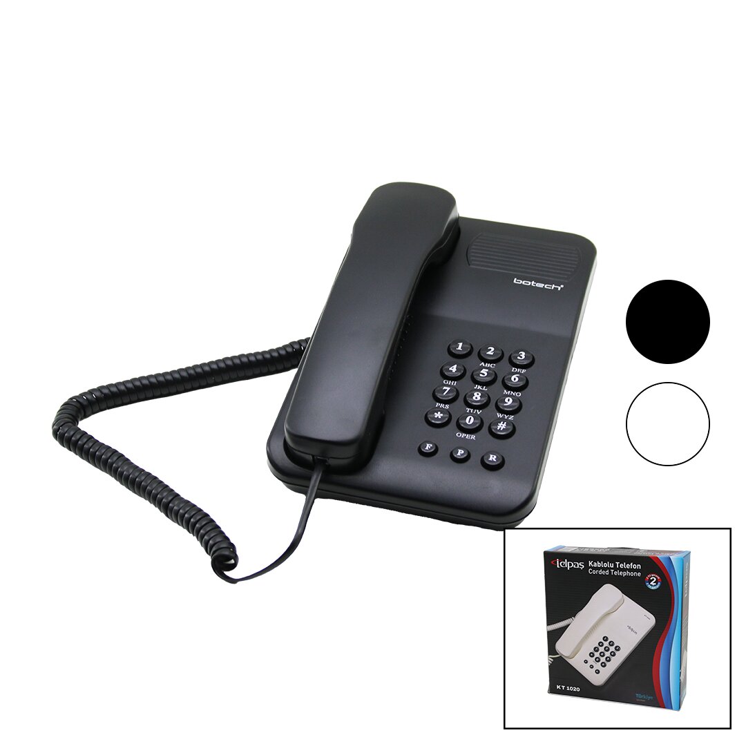TELPAŞ KT-1020 ( KABLOLU ) MASA TELEFON*50 TELPAŞ KT-1020 ( KABLOLU ) MASA TELEFON*50