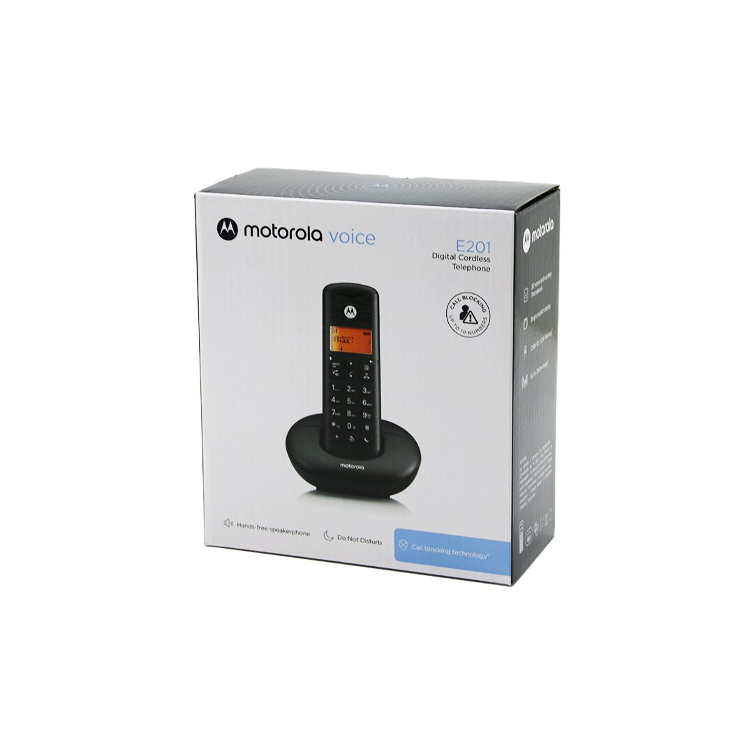 MOTOROLA E-201 ( SİYAH ) (DİJİTAL) (KABLOSUZ & TELSİZ) TELEFON (ARAYAN NO GÖRME) (50 HAFIZA) (300M ALAN)*10 MOTOROLA E-201 ( SİYAH ) (DİJİTAL) (KABLOSUZ & TELSİZ) TELEFON (ARAYAN NO GÖRME) (50 HAFIZA) (300M ALAN)*10