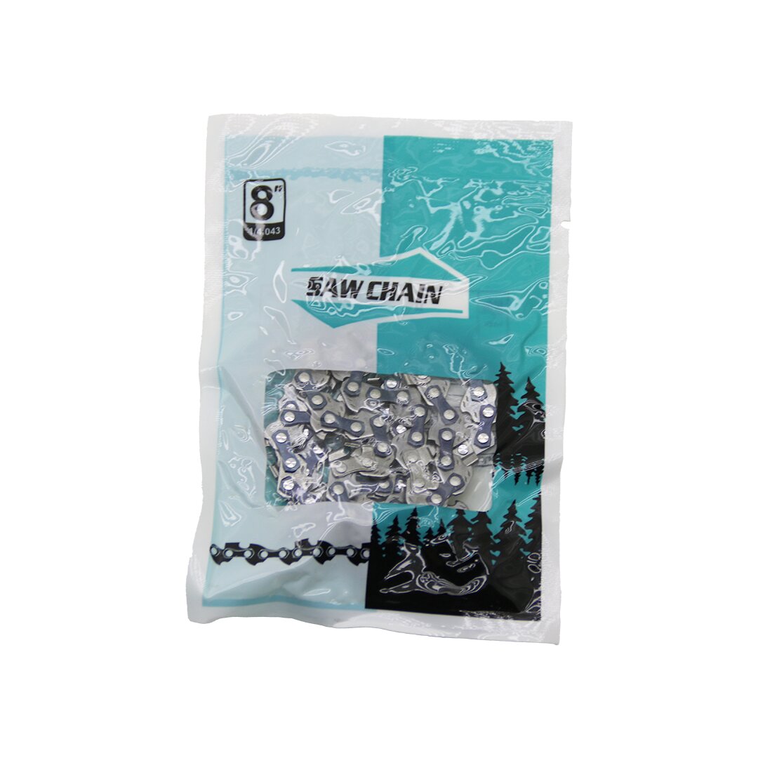 SAW CHAIN ( NO-8" ) ( ZİNCİR ) ( 1/4.043 ) ( DAL BUDAMA TESTERE MAKİNE İÇİN ) ( TURKUAZ AMBALAJ )*10X1