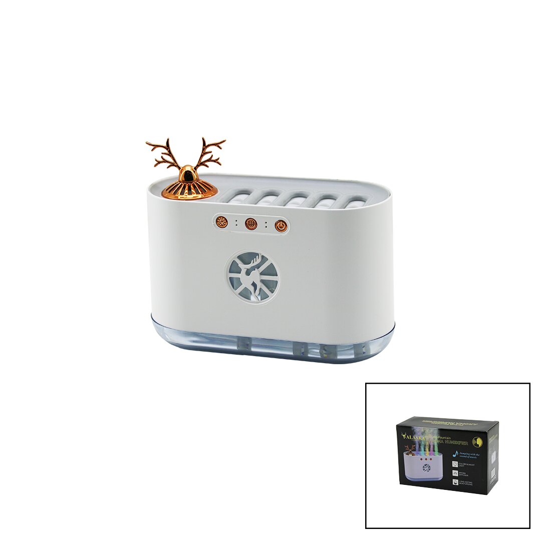 ALASKA SDR-H-006 ( GEYİK FİGÜRLÜ )( 700ML )( SESE DUYARLI )( USB ŞARJLI & RENKLİ LEDLİ IŞIK ) HAVA NEMLENDİRİCİ ( BUHAR MAKİNE & KOKU GİDERİCİ) 4.5W*48 ALASKA SDR-H-006 ( GEYİK FİGÜRLÜ )( 700ML )( SESE DUYARLI )( USB ŞARJLI & RENKLİ LEDLİ IŞIK ) HAVA NEMLENDİRİCİ ( BUHAR MAKİNE & KOKU GİDERİCİ) 4.5W*48