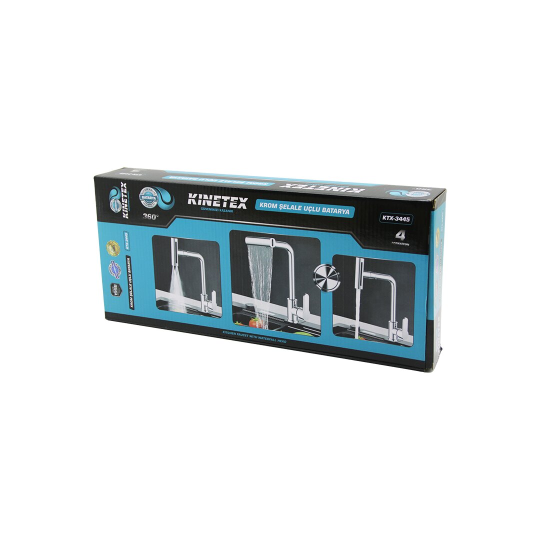 KINETEX KTX-3445 ( KROM ) ( GENİŞ & ŞELALE ) ( 4 FONKSİYONLU & 360° OYNAR BAŞLIK ) UZUN KUĞU BATARYA*26 KINETEX KTX-3445 ( KROM ) ( GENİŞ & ŞELALE ) ( 4 FONKSİYONLU & 360° OYNAR BAŞLIK ) UZUN KUĞU BATARYA*26