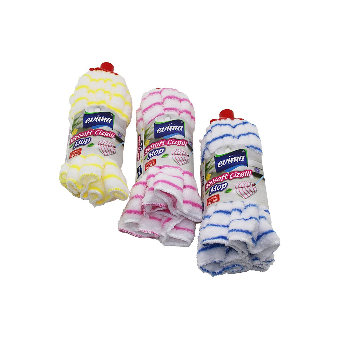 EVİMA TM-662 EKO WELSOFT ÇİZGİLİ ( HAVLU MOP )*100=K EVİMA TM-662 EKO WELSOFT ÇİZGİLİ ( HAVLU MOP )*100=K