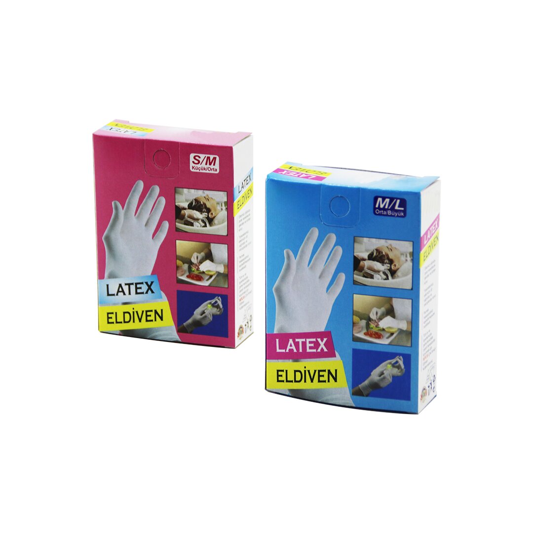 MERCAN FAMİLY ( 6PCS ) ( S-M & M-L BEDEN ) LATEX MUAYENE ELDİVENİ ( LATEKS )*50X5 MERCAN FAMİLY ( 6PCS ) ( S-M & M-L BEDEN ) LATEX MUAYENE ELDİVENİ ( LATEKS )*50X5