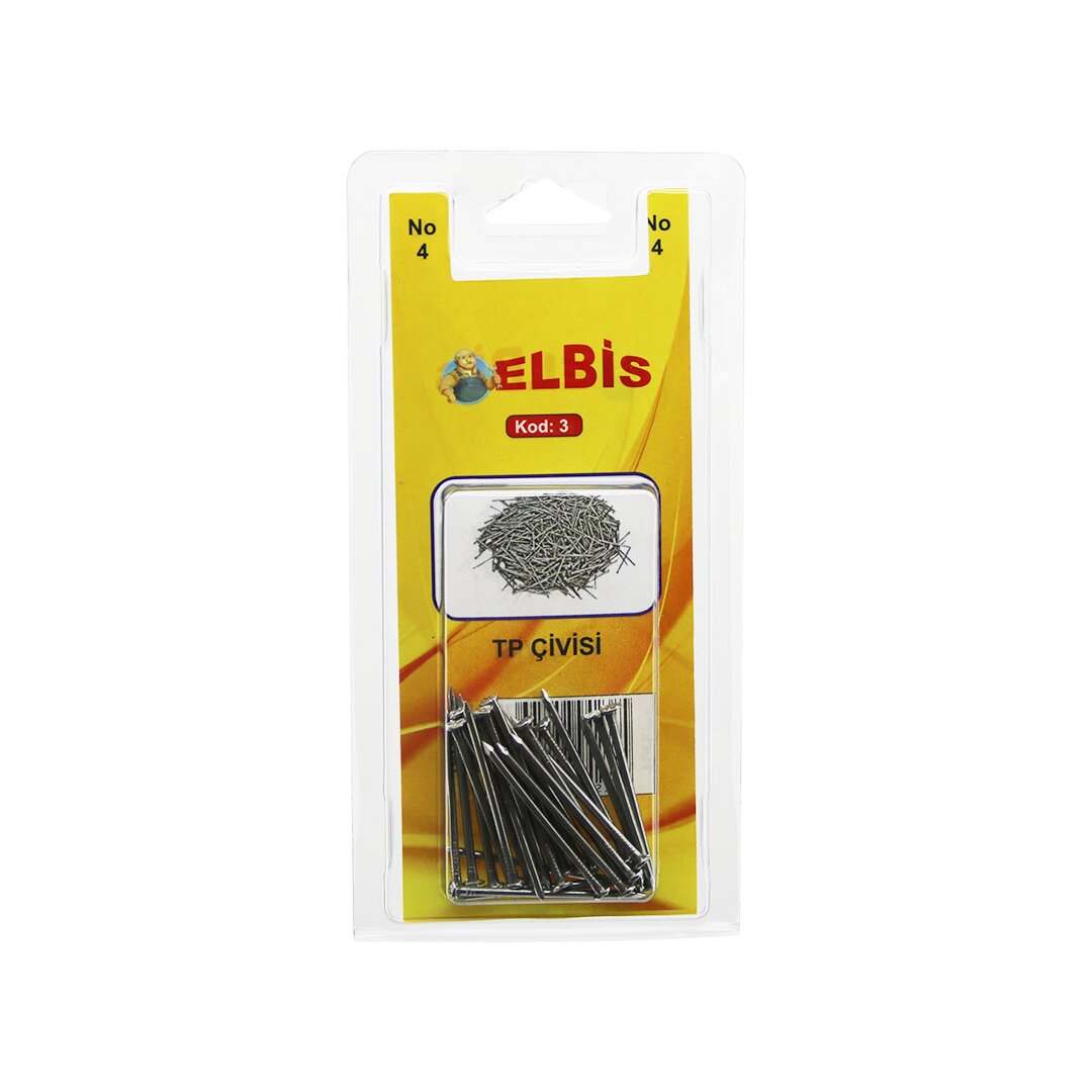 ELBİS-03 ( NO-4 ) TP TEL ÇİVİ*12X24 ELBİS-03 ( NO-4 ) TP TEL ÇİVİ*12X24