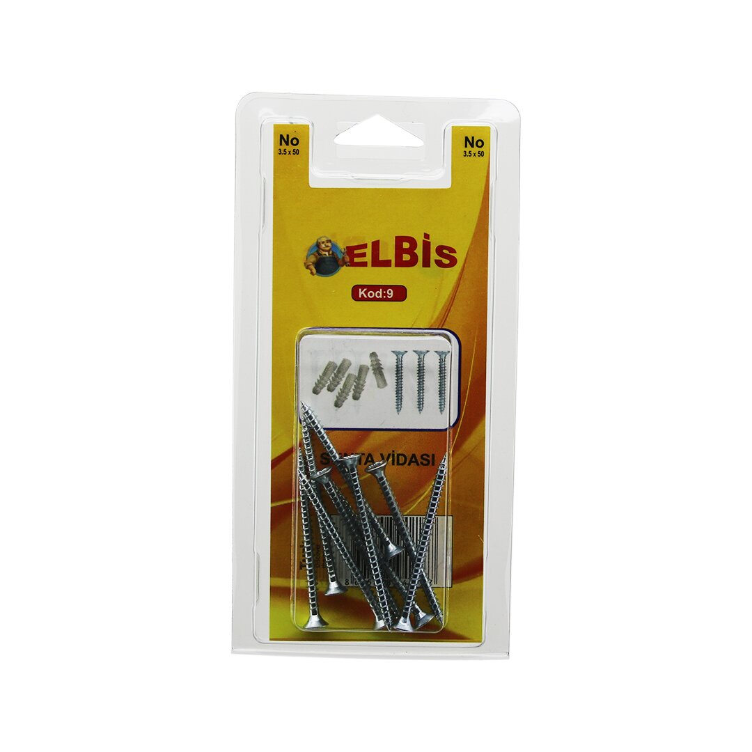 ELBİS-09 ( NO-3.5X50 ) SUNTA VİDASI*12X24 ELBİS-09 ( NO-3.5X50 ) SUNTA VİDASI*12X24