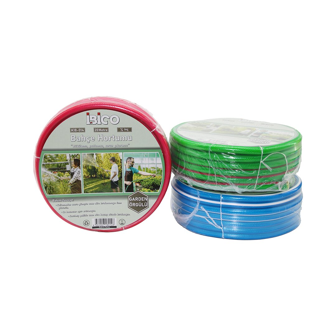 İBİCO K18-014 GARDEN ÖRGÜLÜ ( 1/2 ) 20MT. BAHÇE HORTUMU*1 İBİCO K18-014 GARDEN ÖRGÜLÜ ( 1/2 ) 20MT. BAHÇE HORTUMU*1