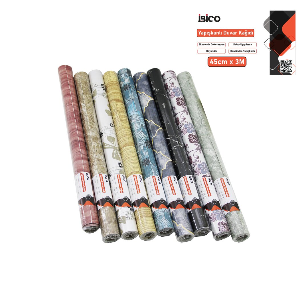 İBİCO İ13-071 ( 3MT X 45CM ) MİX DESENLİ FOLYO DUVAR KAĞIT ( KENDİNDEN YAPIŞKANLI & EKO DEKORASYON & DAYANIKLI )*100 İBİCO İ13-071 ( 3MT X 45CM ) MİX DESENLİ FOLYO DUVAR KAĞIT ( KENDİNDEN YAPIŞKANLI & EKO DEKORASYON & DAYANIKLI )*100