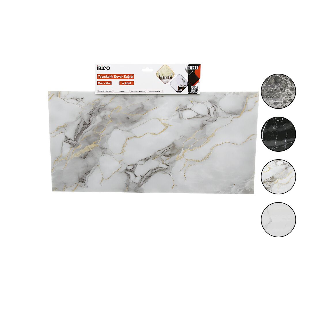 İBİCO İ13-085 ( 4PCS ) ( 30X60CM ) ( DÜZ & KÖPÜK PANEL ) ( MİX MERMER DESEN ) YAPIŞKANLI DUVAR KAĞIT*60=K İBİCO İ13-085 ( 4PCS ) ( 30X60CM ) ( DÜZ & KÖPÜK PANEL ) ( MİX MERMER DESEN ) YAPIŞKANLI DUVAR KAĞIT*60=K