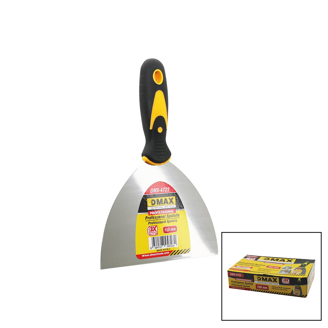 DMAX DMX-4723 ( 150MM ) METAL SPATULA FİBER SAPLI*12X20 DMAX DMX-4723 ( 150MM ) METAL SPATULA FİBER SAPLI*12X20