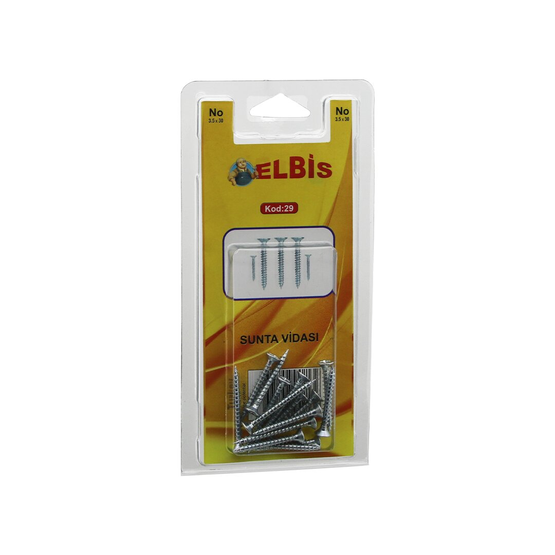 ELBİS-29 ( 3.5X30  ) SUNTA VİDASI ( 30PCS )*12X24