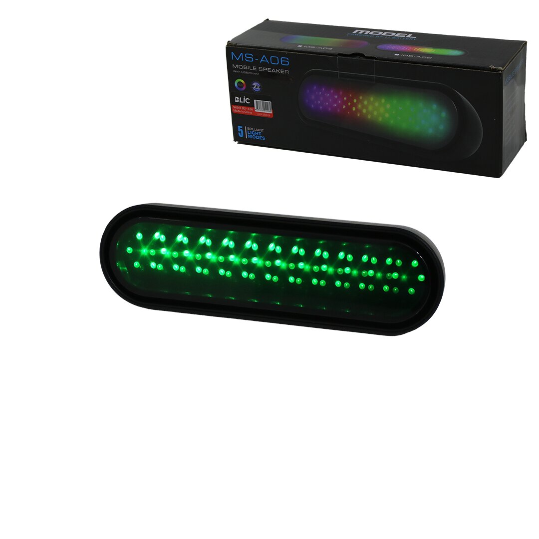 MS-A06 MS-A05 ( 2X2" ) BLUETOOTH WİRELESS ( RGB IŞIKLI ) HOPARLÖR SPEAKER ( TYPC-E TO USB ŞARJLI ) ( 5W )*60
