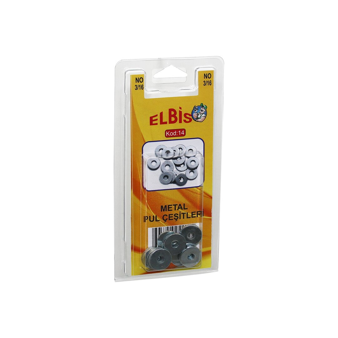 ELBİS-14( 3/16 ) METAL PUL ( 30PCS )*12X24
