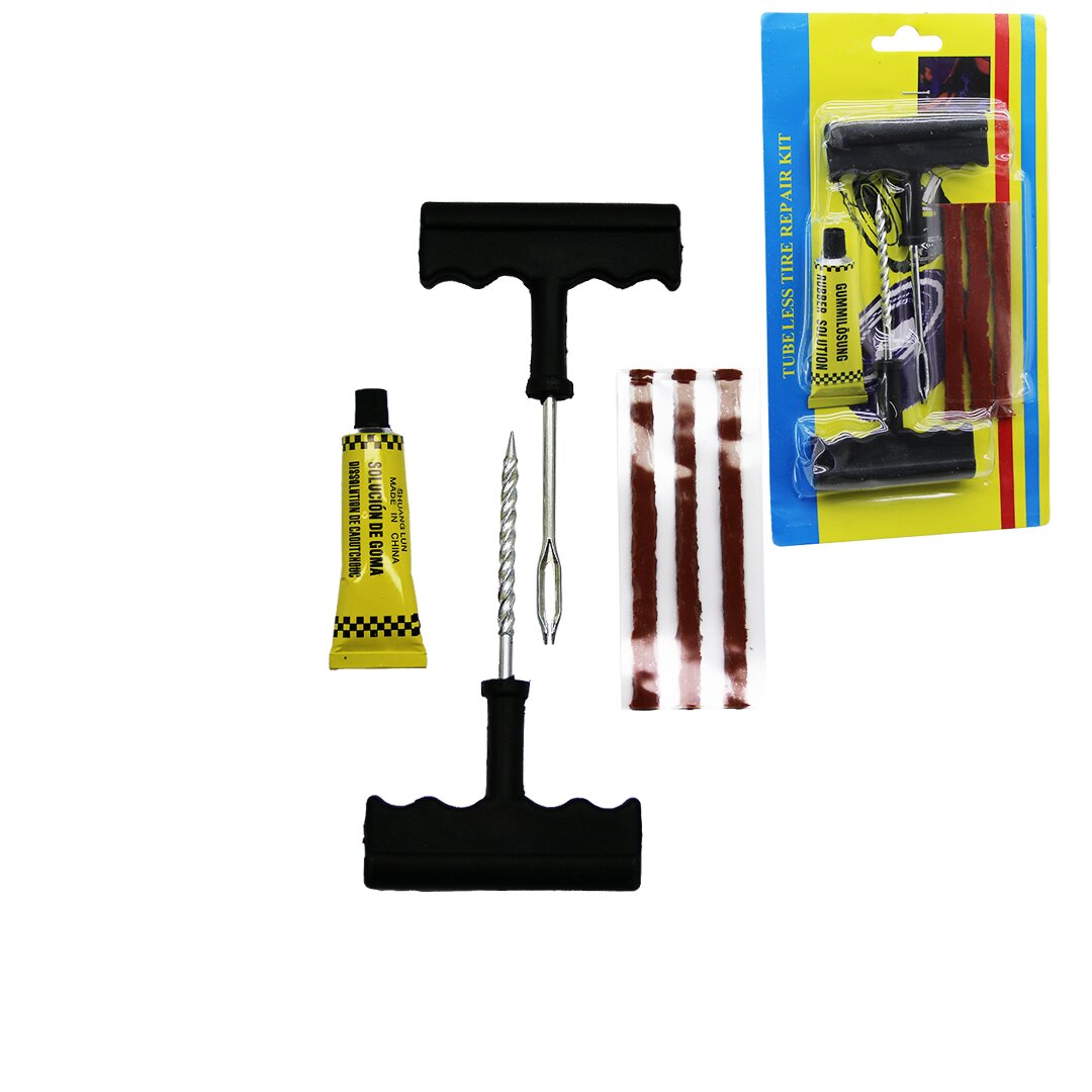İBİCO NO-395 TUBELESS TIRE REPAIR KIT ( 6PCS ) ( LASTİK TAMİR & YAMA SETİ )*10X20