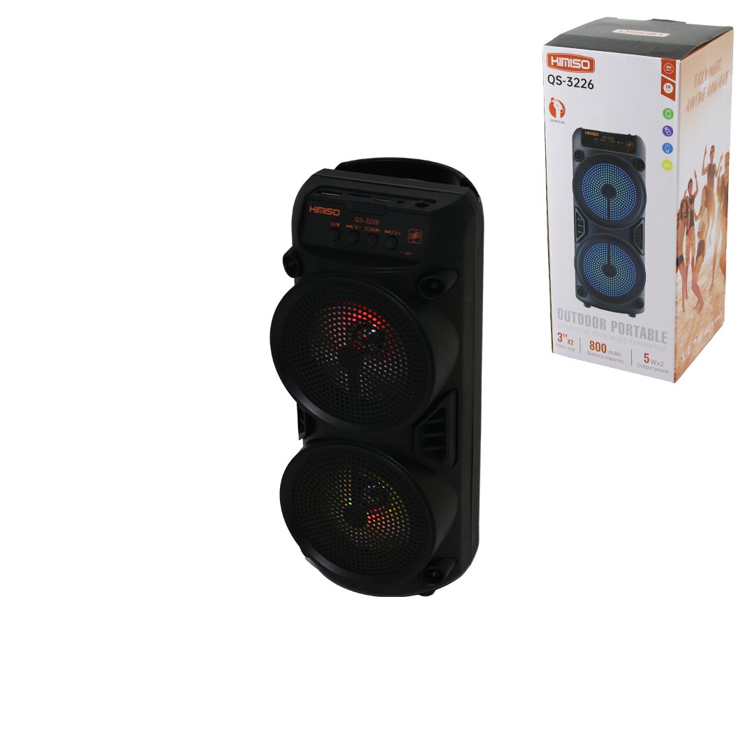 KIMISO PLATOON QS-3226 PL-4665 ( 3X2" ) SPEAKER HOPARLÖR ( BLUETOOTH ) ( WIRELESS SPEAKER )( USB SARJLI & BLUETOOHT ) 5WX2*40