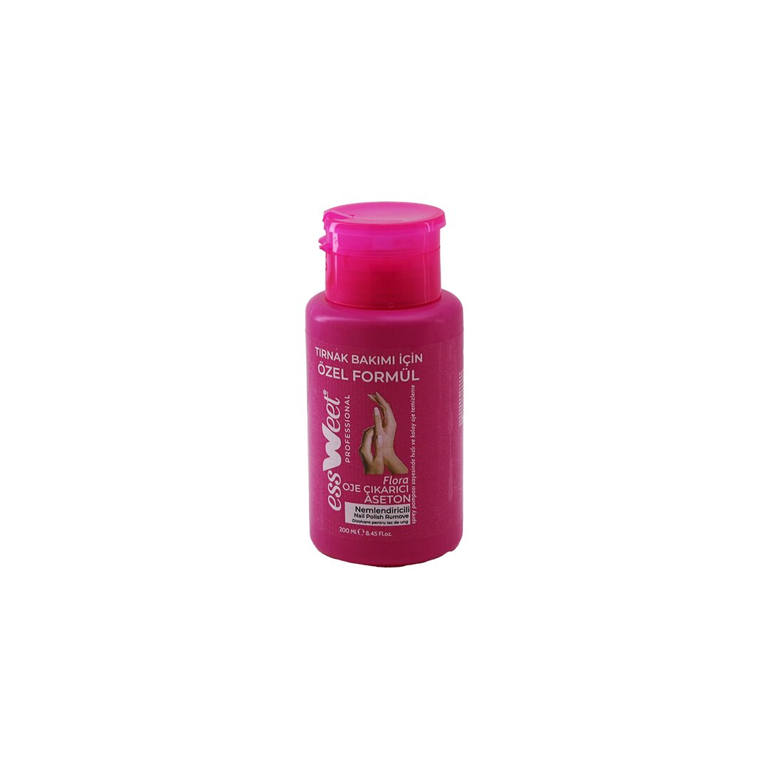 ESSWEET ( PEMBE ) ASETON POMPALI & OJE ÇIKARICI 200ML*24=K