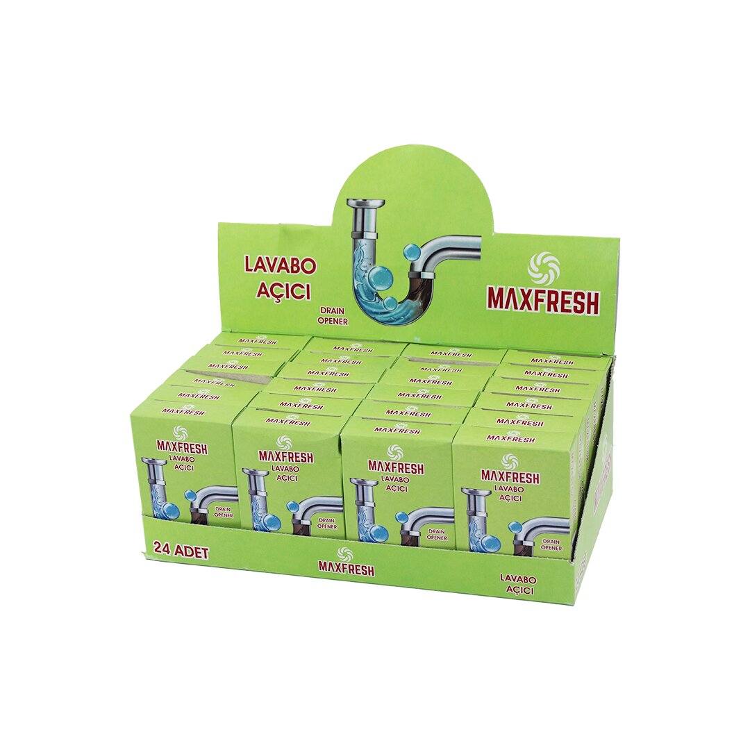 MAXFRESH LAVABO AÇICI 50GR*24X12 MAXFRESH LAVABO AÇICI 50GR*24X12