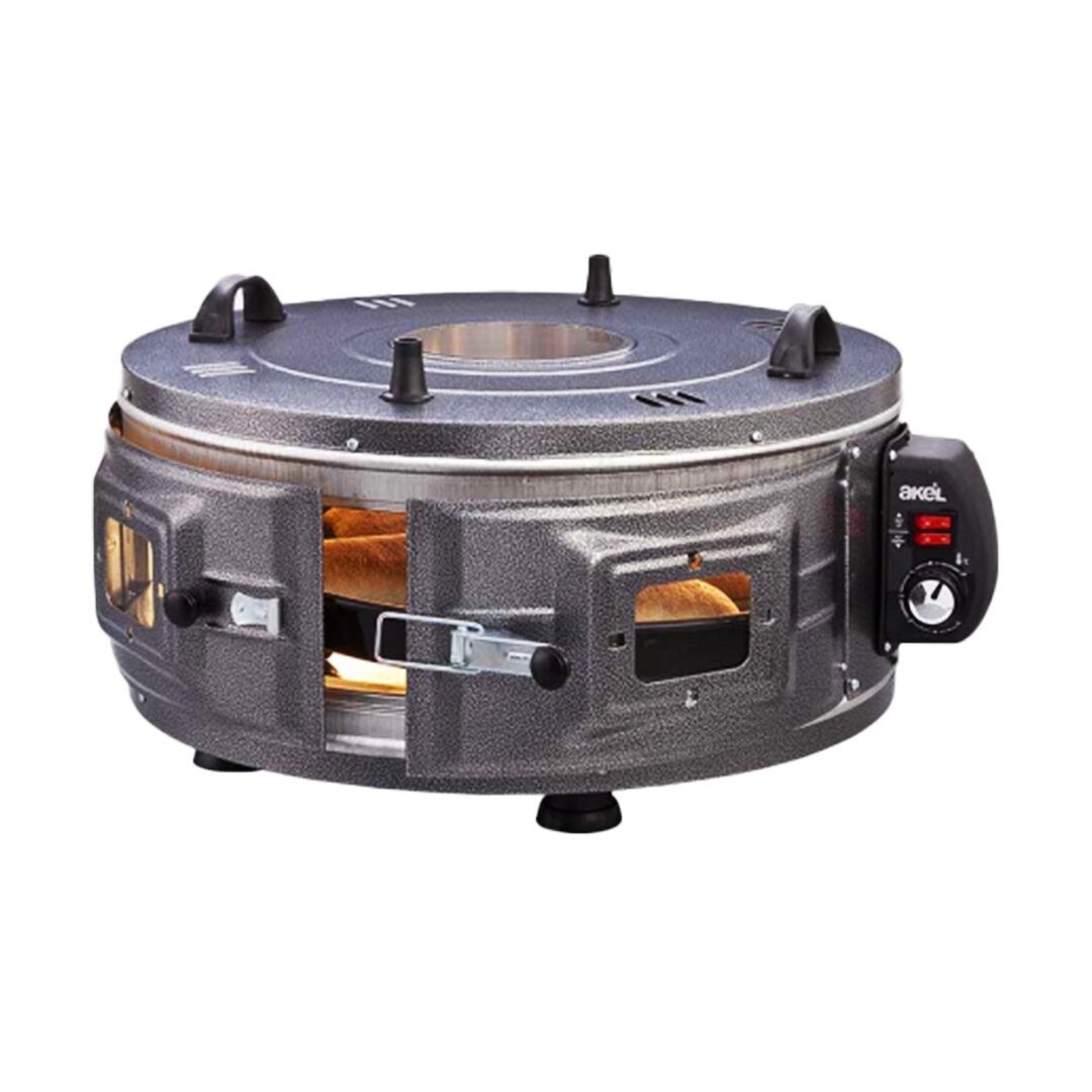 AKEL AF-220 GROSS YUVARLAK DAVUL FIRIN STANDART ( AYARLANABİLİR TERMOSTAT = 50°C-320°C )( 1300W & 53CM )( ALÜMİNYUM TEPSİ )( ÖN & ÜST GÖZETLEME CAMI )*1 AKEL AF-220 GROSS YUVARLAK DAVUL FIRIN STANDART ( AYARLANABİLİR TERMOSTAT = 50°C-320°C )( 1300W & 53CM )( ALÜMİNYUM TEPSİ )( ÖN & ÜST GÖZETLEME CAMI )*1