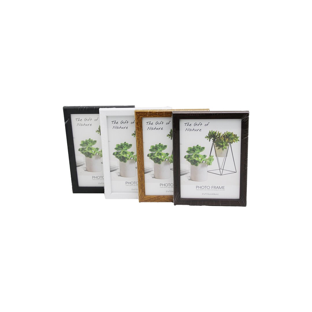 YAKUT-13016 ( 5"X7" & 13X18CM ) ( İNCE & TEK RENK ÇERÇEVE ) AHŞAP RESİM ÇERÇEVESİ*48=K