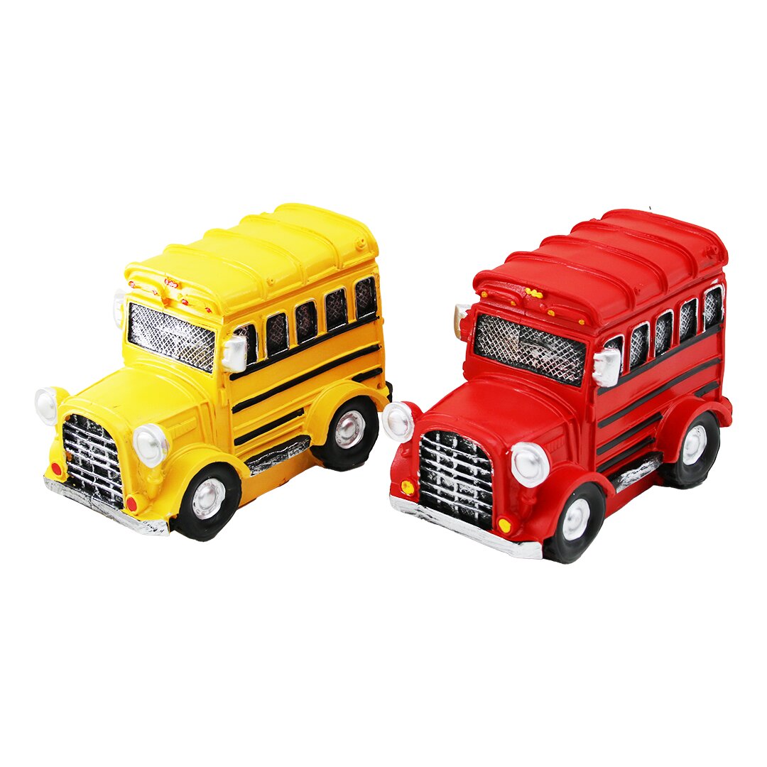 İBİCO İ12-205-A ( ARABA ) VİNTAGE DEKORATİF BİBLO & KUMBARA RENKLİ ( 17.5X6.5X11.5CM ) ( REÇİNE )*48