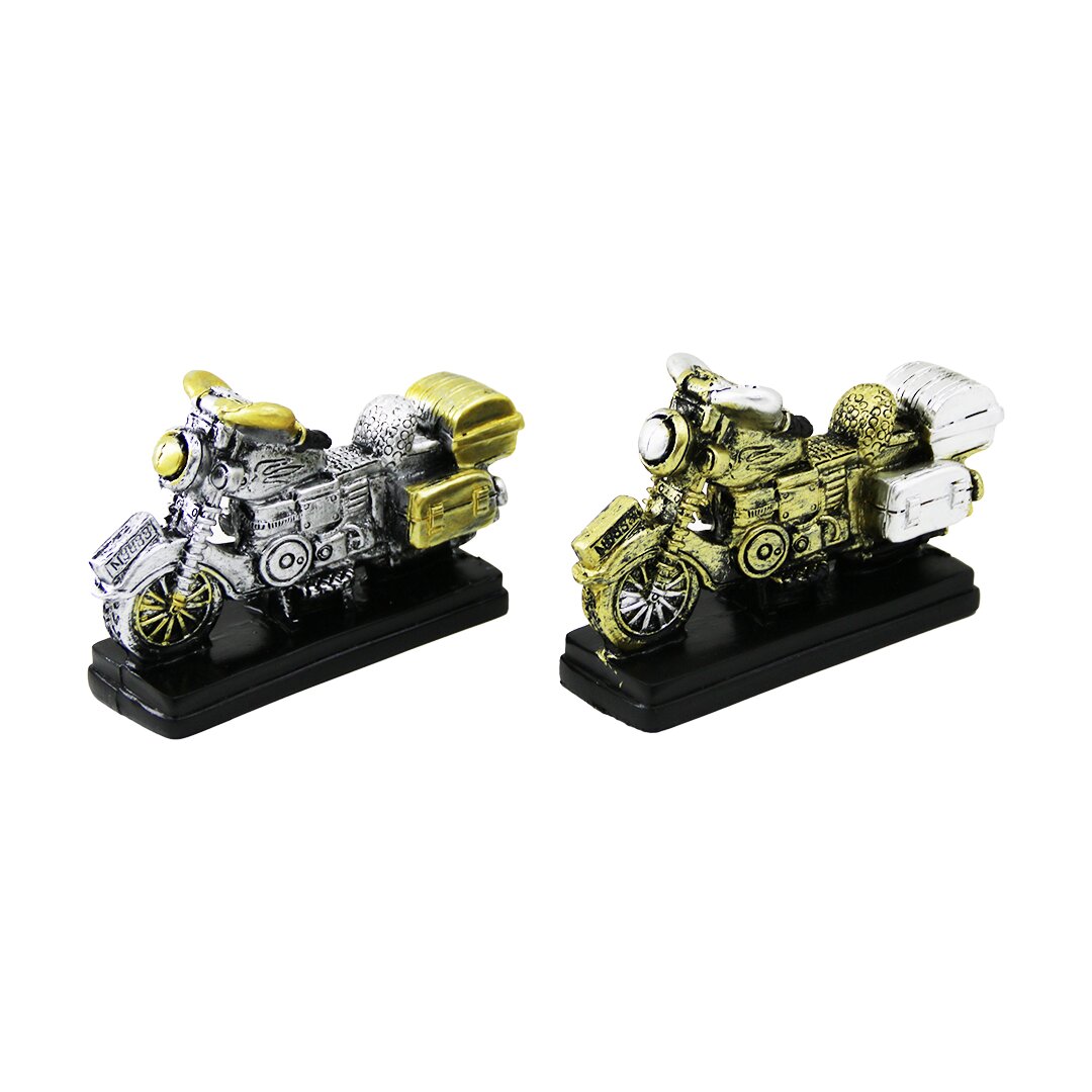 İBİCO İ12-217-A ( MOTOR ) VİNTAGE DEKORATİF BİBLO & RENKLİ ( 6.5X8CM ) ( REÇİNE )*240