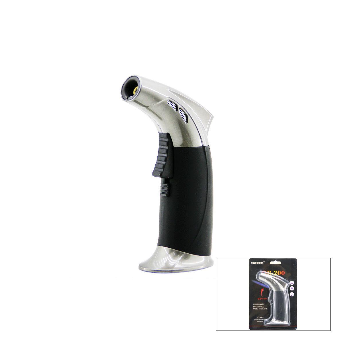 GOLD ORION OR-200 PÜRMÜZ TORCH NARGİLE ÇAKMAK*10X6