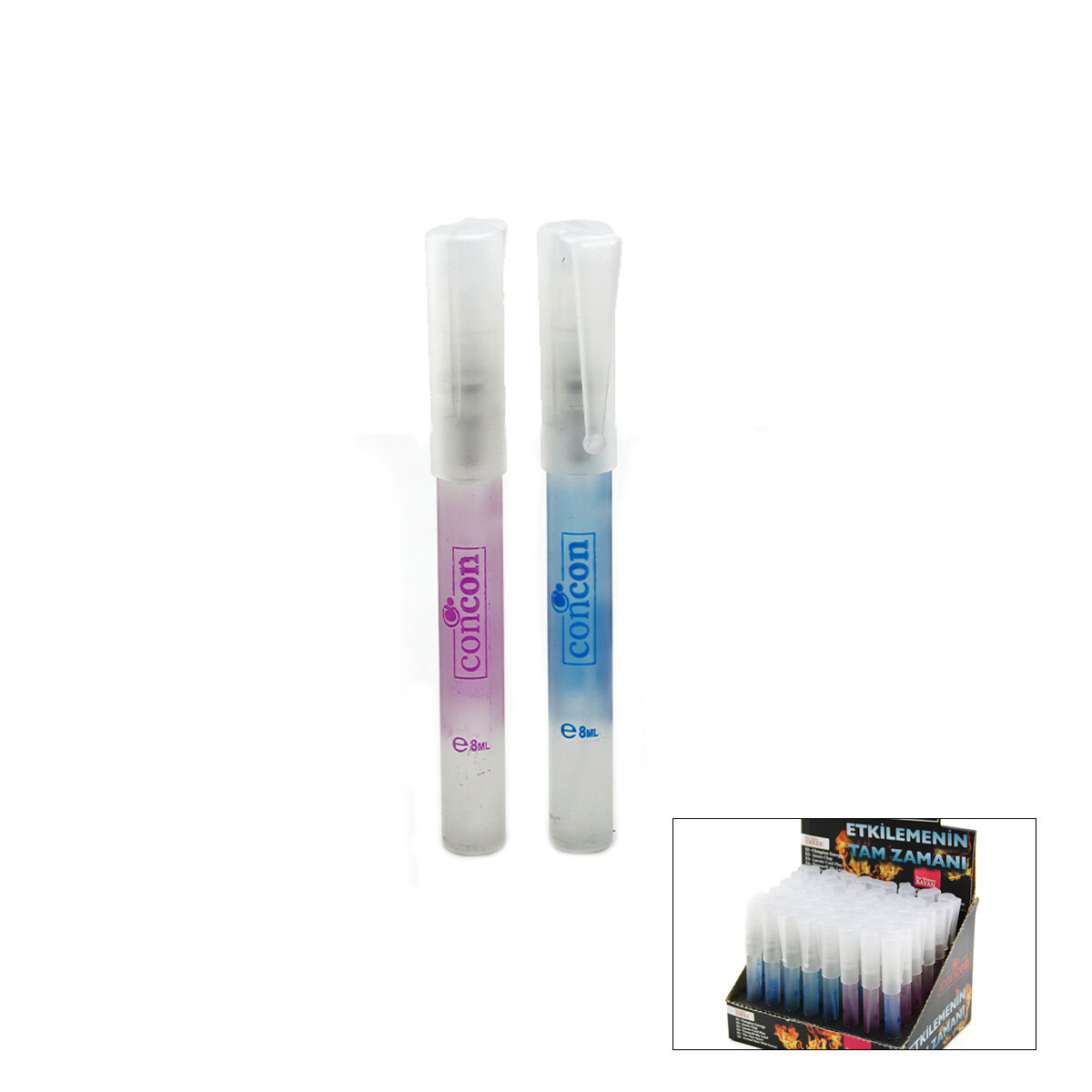 CONCON (KALEM) PARFÜM (MEN & WOMEN) (8ML) (CONCEPT& CAPRICE& CHAMPION& MYNIGHT) (D.DREAM& F.HAPPY& P.TIME& S.BOMB)*48X24