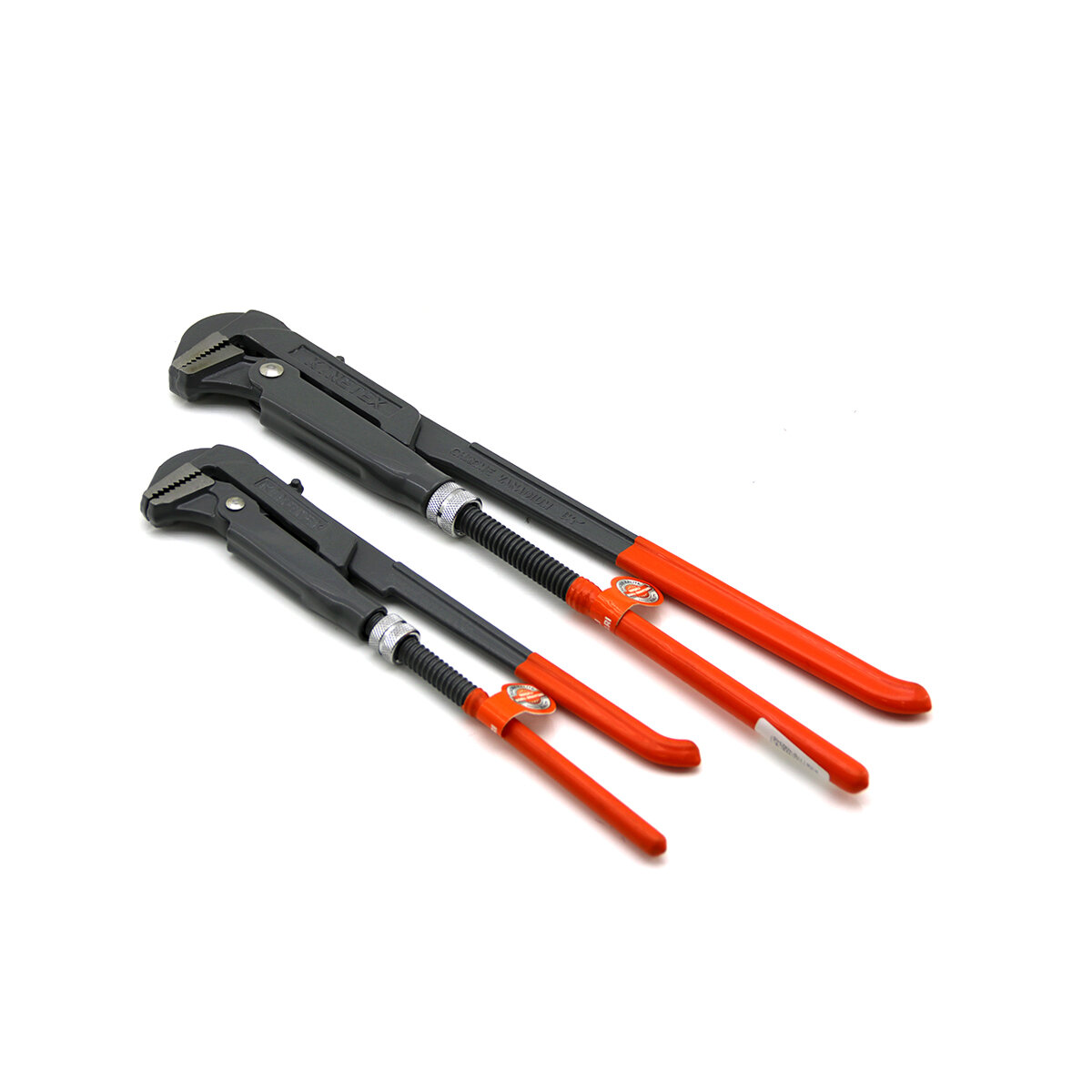 KINETEX KTX-022 ( 1" PARMAK ) MAŞALI ÇELİK BORU ANAHTARI ( KAYMAZ KILIFLI SAP )*36