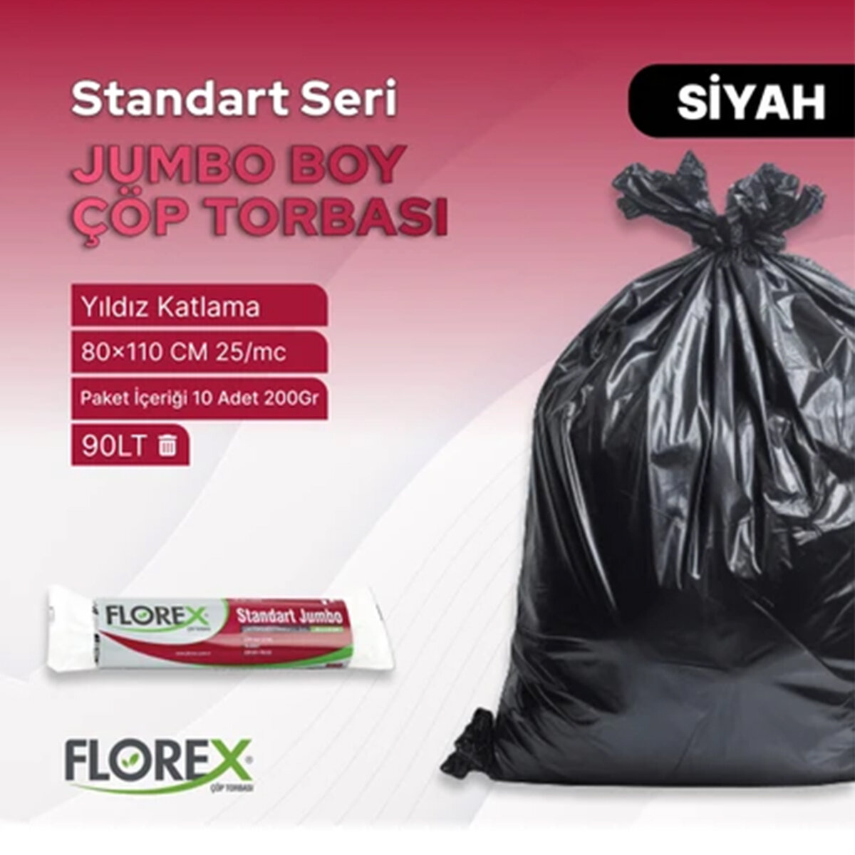 FLOREX-511 ( STANDART JUMBO ) ( 10PCS ) 80X110CM.ÇÖP TORBASI*20=K