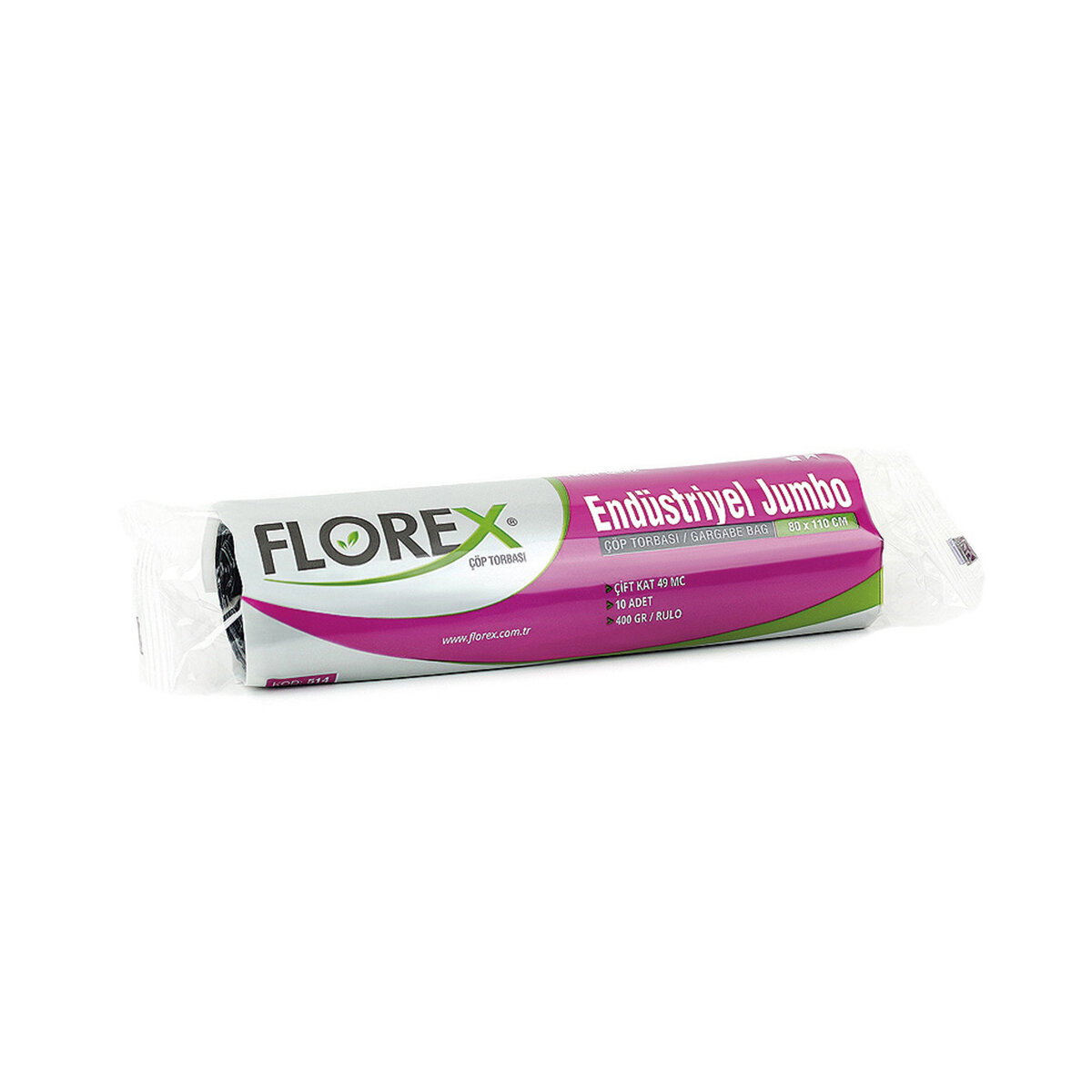 FLOREX-614 ( ENDÜSTRİYEL JUMBO ) ( 10PCS ) 80X110CM.ÇÖP TORBA*20=K